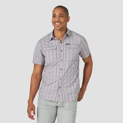 mens blue button down collar shirt