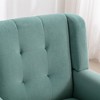 CAVINAS Modern Accent Chair, Upholstered Arm Chair, Living Room Chair Bedroom Chair Home Chair with Black Legs, Single Chair Sofa Chair - 4 of 4