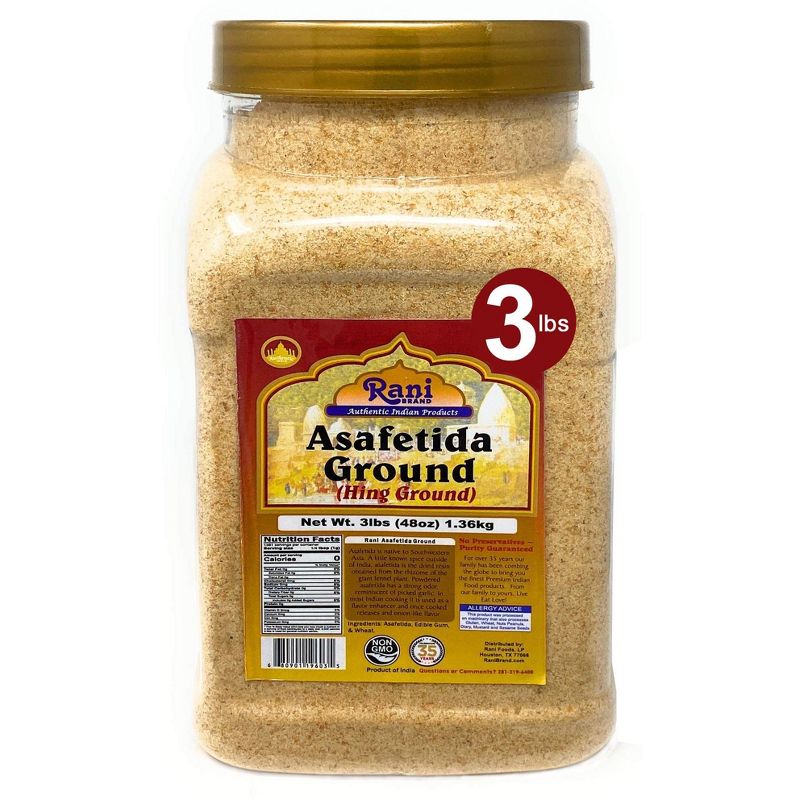Asafetida (Hing) Ground - 48oz (3lbs) 1.36kg - Rani Brand Authentic Indian Products, 1 of 6