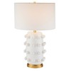 Hudson and Canal 26" Tall Ceramic Table Lamp with Fabric Shade - 4 of 4