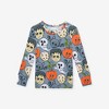 Toddler Little Monsters Classic Pajama Set - Posh Peanut - 3 of 4