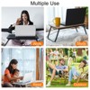 Unique Bargains Foldable Portable Lap Desk with Storage Drawer Tablet Slot Cup Holder - 4 of 4
