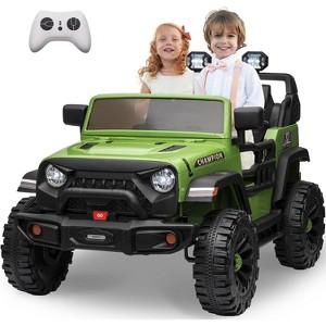 24V 2-Seater Electric Ride-On Car for Kids with Parent Remote Control, Dual 200W Motors, Music & Adjustable Speeds - Ages 3-8 Years Old - 1 of 4