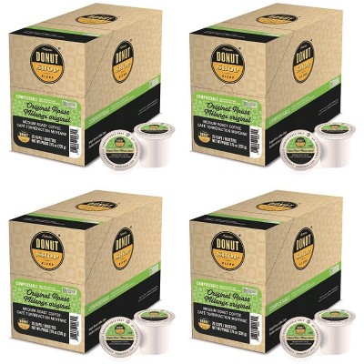 Authentic Donut Shop Blend Original Roast Coffee Pods, Medium Roast Coffee in Compostable Single Serve Cups, 20 Count
