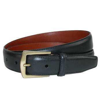 CrookhornDavis Men's Ciga Smooth 32mm Calfskin Leather Dress Belt