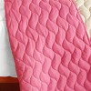 Slickblue Full/Queen Size Quilt Set with Shams, Reversible Vermicelli Quilted, 6 Color Choices, 3 Piece - 4 of 4