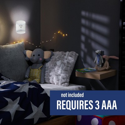 Bell + Howell White Battery-Operated Motion-Activated LED Night Light