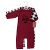 Touched by Nature Baby Unisex Holiday Pajamas, Baby Bear - image 2 of 3