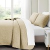 BAGOKIE All Seasons 2/3PCS Quilt Bedding Set with Quilt & Pillow Sham Bed Cover - 4 of 4