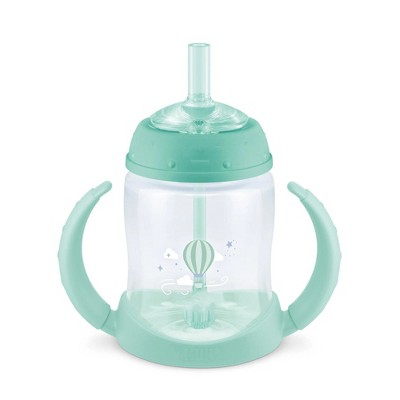 LunaLulinlk Toddler Straw Cup, 5oz Straw Sippy Cup 6+ Months, 1 Pack, Teal, Unisex