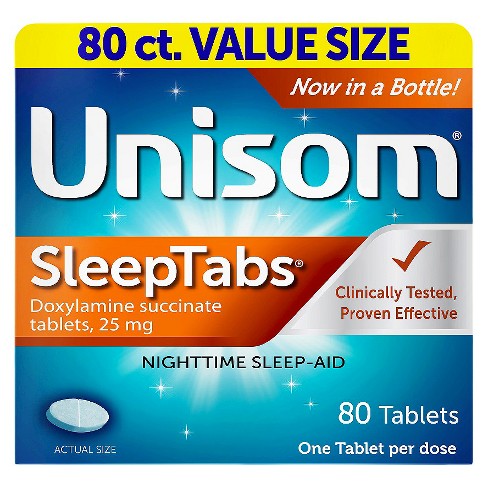 Unisom SleepTabs Nighttime Sleep Aid Tablets - Doxylamine Succinate - 32ct - image 1 of 3