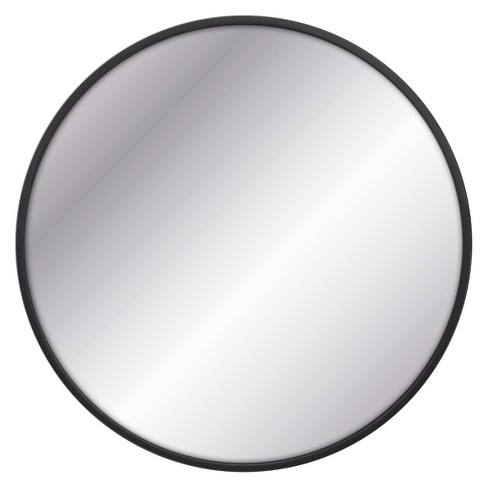 black round mirror 60cm