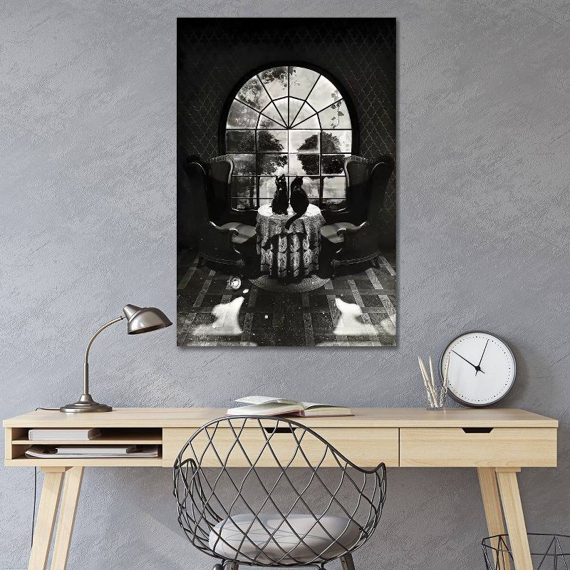 Room Skull Black/White by Ali Gulec Unframed Wall Canvas - iCanvas, 4 of 7