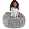 Jaxx Saxx 3 Foot Bean Bag Chair - Faux Fur - Fun Colors - 3 of 3