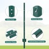 COZONY Metal Fence Posts, 5 Feet U-Channel No-Dig Steel Stakes for Garden Yard Farm, Heavy Duty Outdoor Fencing,Pack of 6 - 3 of 4
