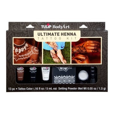 Tulip 13pc Body Art Ultimate Henna Tattoo Kit