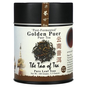 The Tao of Tea Golden Puer Tea, Post-Fermented, 3.5 oz (100 g) - 1 of 4