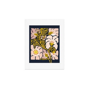 Deny Designs DESIGN D'annick Backyard Flower Modern Floral Art Print - 1 of 4