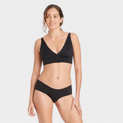 Women's Laser Cut Hipster Underwear with Lace - Auden™ Black XS