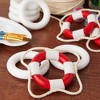 Bright Creations 24-Pack White Round Foam Circle Rings, DIY Arts and Crafts Supplies (2.75 in) - 2 of 4