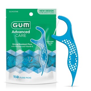 GUM Advanced Care Flossers Mint - 150ct - 1 of 4