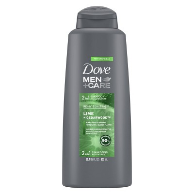 Dove Men+Care Lime + Cedar Shampoo - 20.4 fl oz/4pc