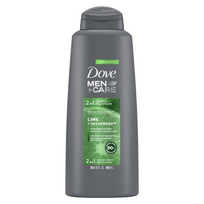 Dove Men+Care Lime + Cedar Shampoo - 20.4 fl oz/4pc