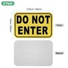 Unique Bargains Waterproof Reflective Rust Free Do Not Enter Sign 2 Pcs - 2 of 4