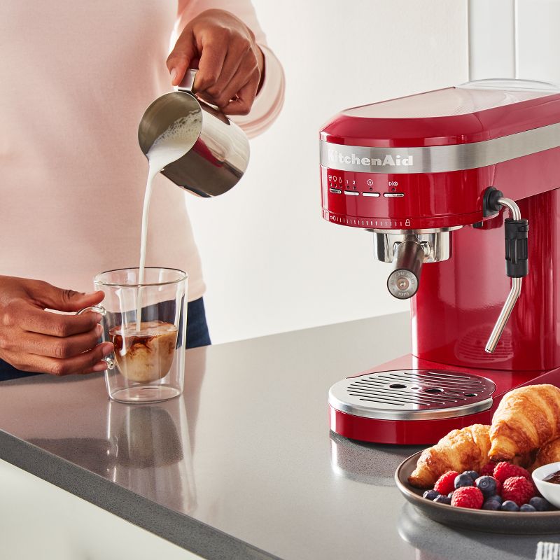 KitchenAid Semi-Automatic Espresso Machine - Empire Red, 5 of 11