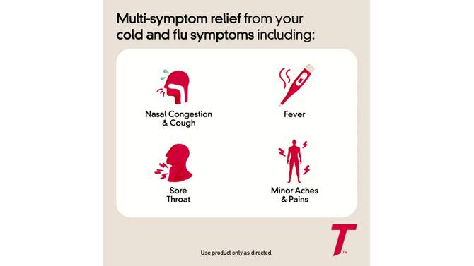Tylenol Cold & Flu Severe Multi Symptom Caplets - Acetaminophen - 24ct, 2 of 10, play video