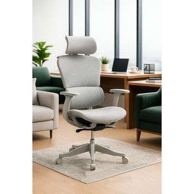Ergonomic Mesh Back Desk Chair with 4D Armrests and Adjustable Height for Study or Home Office -3irtyhousy
