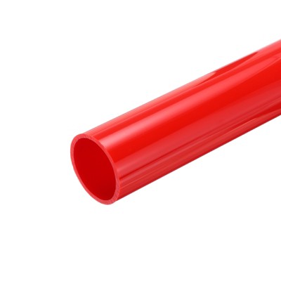 Unique Bargains High Impact Water Plumb Cable Sleeve PVC Rigid Round Pipes 20" Length