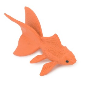 Collectible Wildlife Gifts | Fantail Goldfish, Fancy Goldfish, Rubber Fish, Realistic Figure, Educational, Toy Model,   Gift       1 3/4"   F1672 B63 - 1 of 4