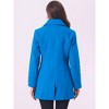 INSPIRE CHIC Women's Elegant Notched Lapel Button Single Breasted Winter Coat - 4 of 4