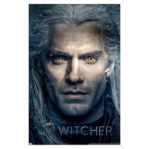 Trends International Netflix The Witcher - Closeup Framed Wall Poster Prints - 1 of 4