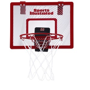 Sports Illustrated - XL Basketball Hoop, Adjustable Height & Automatic Score Counter, Complete Set with Ball and Pump - 1 of 3
