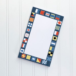 Nautical Alphabet Flags 5" x 8" Notepad by Ramus & Co (50 Heavyweight Tear-Off Sheets) - 1 of 3