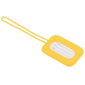 Unique Bargains Silicone Lightweight Backpack Identifier Card Luggage Tag - 1 of 4