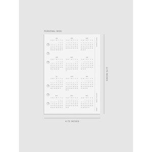 2026 Year At A Glance Planner Dashboard | Cloth & Paper - 1 of 4