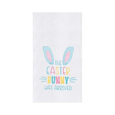 C&F Home Easter Bunny Arrived Flour Sack Kitchen Towel Dishtowel