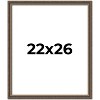 PosterPalooza | Sculpted Silver Picture Frame - UV Acrylic, Foam Board Backing, Hanging Hardware - 2 of 4