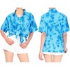 LA LEELA Women's Summer Casual Beach Blouse Shirt Blouses Short Sleeve Button Up Dress Tops Tee Hawaiian Shirts for Women - 2 of 4