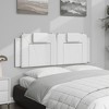 vidaXL Headboard Cushion White 59.8" Faux Leather - 4 of 4