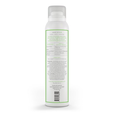 Native Whole Body Deodorant Spray - Cucumber &#38; Mint - Aluminum Free - 3.5oz