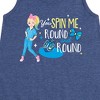 JoJo Siwa You Spin Me Round And Round Graphic Sleeveless Aline Dress - Heather Navy - 3T - 2 of 3