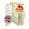Smead Pressboard Classification File Folder with SafeSHIELD  Fasteners, 2 Divider, 2" Expansion, Legal Size, 10 per Box - 2 of 4
