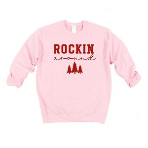 Simply Sage Market Women's Graphic Sweatshirt Rockin' Christmas Tree - 1 of 3