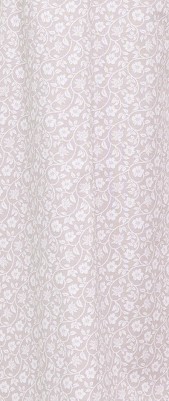 white floral on gray