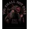 Men's Lord of the Rings Fellowship of the Ring Gandalf You Shall Not Pass T-Shirt - image 2 of 4