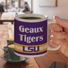 Geaux Tigers LSU Ceramic Coffee Mug Novelty Gift Mugs for Coffee Tea and Hot Drinks 11oz White - 4 of 4